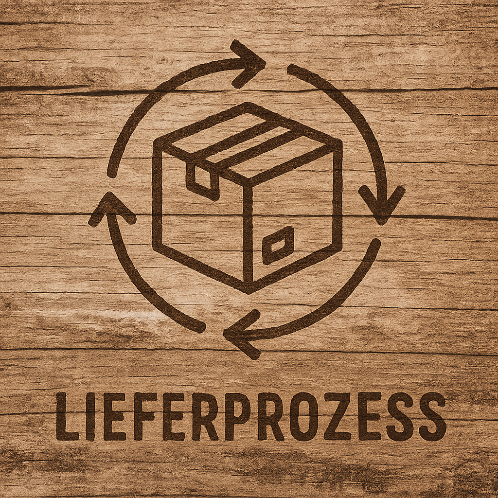 Brennholz Lieferprozess Feuerholz Wellein Haustür Abladeort